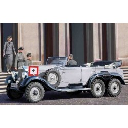 1/35 G4 (1939 production), German Car with Passengers (4 figures) - ICM35531