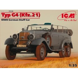 1/35 Typ G4 (Kfz.21), WWII German Staff Car - ICM35538