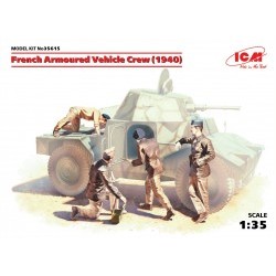 1/35 French Armoured Vehicle Crew (1940)      (4 figures) (100% new molds) - ICM35615