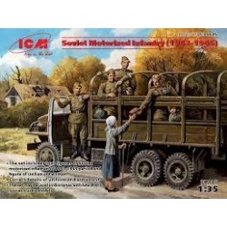 1/35 Soviet Motorized Infantry (1943-1945), (4 figures) - ICM35635