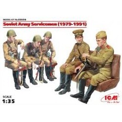 1/35 Soviet Army Servicemen (1979-1991), (4 figures) - ICM35636