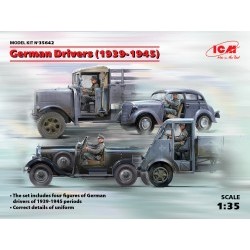 1/35 German Drivers (1939-1945) (4 figures) (100% new molds) - ICM35642