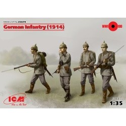 1/35 German Infantry (1914), (4 figures) - ICM35679