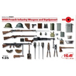 1/35 WWI French Infantry Weapon and Equipment - ICM35681
