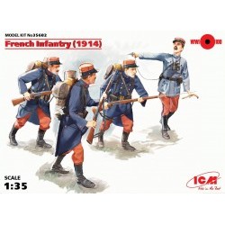 1/35 French Infantry (1914), (4 figures) - ICM35682