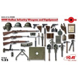 1/35 WWI Italian Infantry Weapon and Equipment - ICM35686