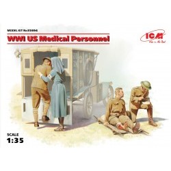 1/35 WWI US Medical Personnel (4 figures) (100% new molds) - ICM35694