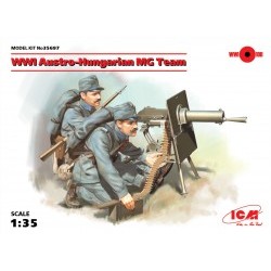 1/35 WWI Austro-Hungarian MG Team (2 figures) (100% new molds) - ICM35697
