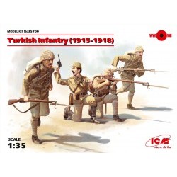 1/35 Turkich Infantry (1915-1918) (4 figures) (100% new molds) - ICM35700