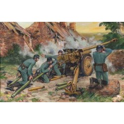 1/35 7,62 cm Pak 36(r) with German Crew (4 figures) - ICM35801