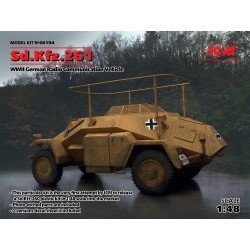 1/48 Sd.Kfz.261, German Radio Communication Vehicle - ICM48194