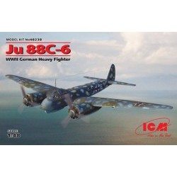 1/48 Ju 88C-6, WWII German Heavy Fighter - ICM48238