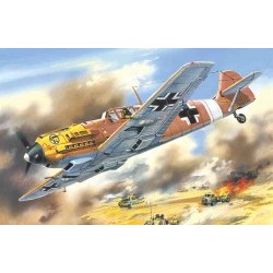 1/72 Messerschmitt Bf 109E-7/Trop, WWII German Fighter  - ICM72133
