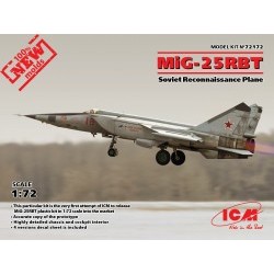 1/72 MiG-25 RBT, Soviet Reconnaissance Plane - ICM72172