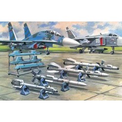 1/72 Soviet Air-to-Air Aircraft Armament (R-27ER, R-27ET, R-73, R-77 missiles) - ICM72212