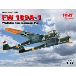 1/72 FW 189A-1, WWII Axis Reconnaissance Plane - ICM72294