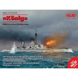 1/700 Konig, WWI German Battleship, full hull and waterline (100% new molds) - ICMS.014