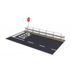 1/24 Guard Rail and Road Section for display - ITA3864S