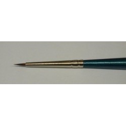 5 Synthetic round brush with brown tip  - ITA51290