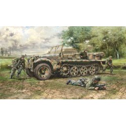 1/35 Sd.Kfz. 10 Demag D7 with German Paratroopers - ITA6561