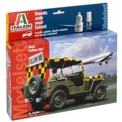 1/35 MODEL SET: Willys Jeep "Follow Me" - ITA70390S