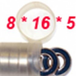 TUBO CUSCINETTI PER KYOSHO 8X16X5 (10 PEZZI) - JETC8165