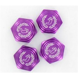 Dadi Ruota ALU ciechi viola fil.1 4 pz - JETDRC1V
