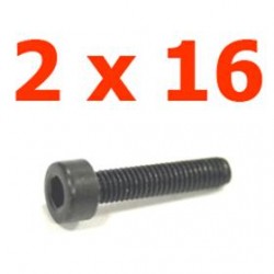 Viti cilindriche T.esag. 2 x 16 (8pz) - JETVCE216