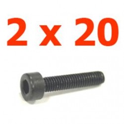 Viti cilindriche T.esag. 2 x 20 (8pz) - JETVCE220
