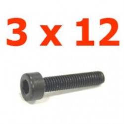 Viti cilindriche T.esag. 3 x 12 - JETVCE312