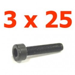 Viti cilindriche T.esag. 3 x 25 - JETVCE325