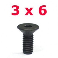 Viti svasate testa esag. 3 x 6 - JETVSE36