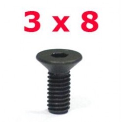 Viti svasate testa esag. 3 x 8 - JETVSE38