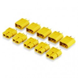 Set 5 prese XT60 5Maschio+5Femmina - JETXT605