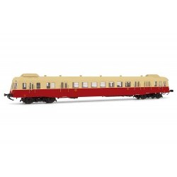 SNCF, diesel railcar class X 2400 with smoke deflectors in beige/red livery, X 2439, Depot Rouen-Orl?ans, period III - JOUHJ2360