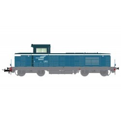SNCF, diesel locomotive BB 566455 in blue-white livery, with "cap logo", period V - JOUHJ2376