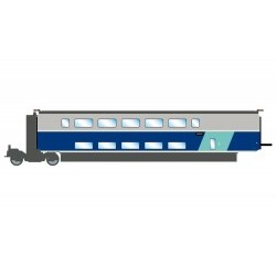 SNCF, TGV 2N2 EuroDuplex, 2nd class intermediate coach, period VI, complementary coach for HJ2362/S/AC/ACS - JOUHJ3004