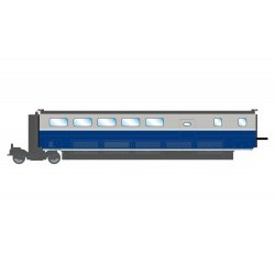 SNCF, TGV 2N2 EuroDuplex, bar coach, period VI, complementary coach for HJ2362/S/AC/ACS - JOUHJ3005