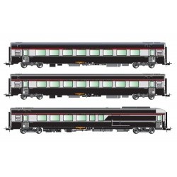 SNCF, 3-unit pack Trans-Europ-Express coaches "Mistral 69" (A8u, A8tu and A4Dtux), period IV - JOUHJ4122