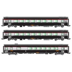 SNCF, 3-unit pack Trans-Europ-Express coaches "Mistral 69" (A8u, A8tu and Vru), period IV - JOUHJ4123