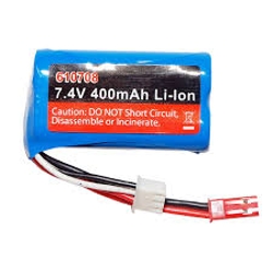 7.4V 400mAh Li-ion Pack with label - JOY610708