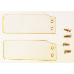 Rescue Rudder PVC plate with screws(PK2) - JOY865206