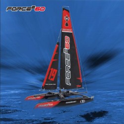 Force2 60 Catamaran sailboat 2.4GHz RTR, MODE 2 - JOY8806