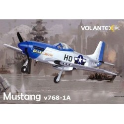 Aereo radiocomandato RTF MUSTANG 4CH +SIMULATOR CABLE  - LANV768-1A