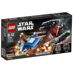 Star Wars - A-Wing contro Microfighter TIE Silencer - LEG75196