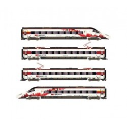 SBB, set di 4 unitÃ , treno RABe 503 livrea bianca, contenente 2 unitÃ  di testa (una motorizzata, una folle) e due carrozze intermedie, epoca VI - LEXHL1671