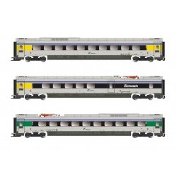 FS, set 3 unitÃ  aggiuntive, treno ETR 610 livrea "Cisalpino", epoca VI - LEXHL4673