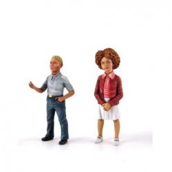 Nils & Tessa set of 2 children with balloon - LMMFLM118025