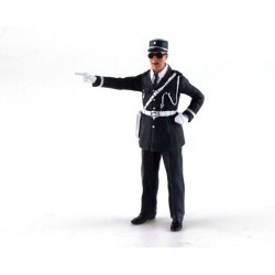 Lucien, French policeman of the '60, showing the way  - LMMFLM132053M