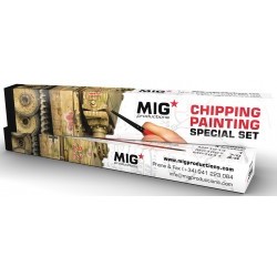 CHIPPING PAINTING SPECIAL SET (brushes MP1007, MP1011 y MP1014) - MIGMP1020